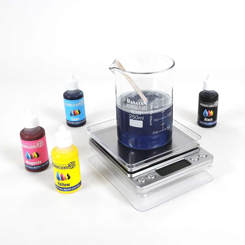 custom coloured 3D resin