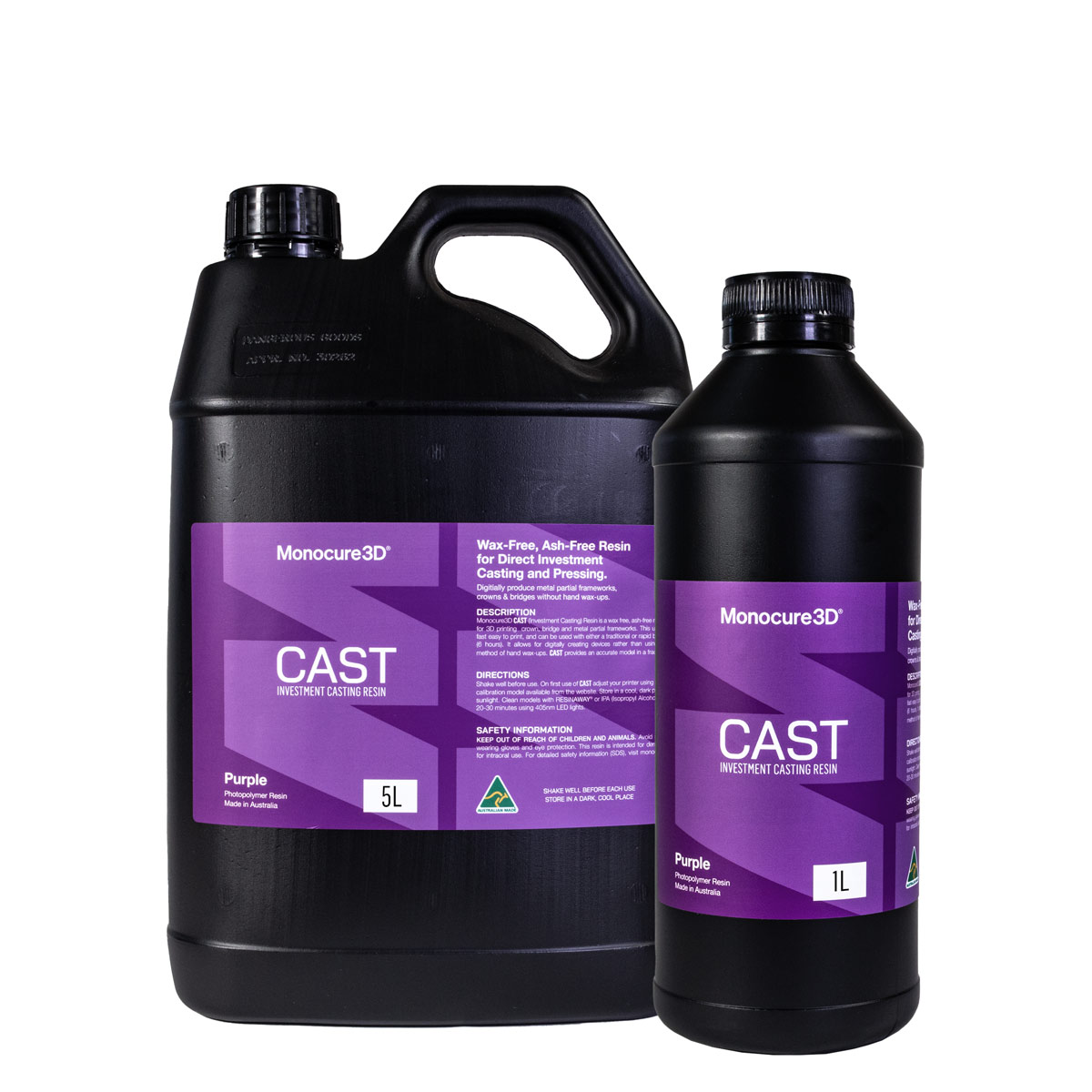 Dental casting resin
