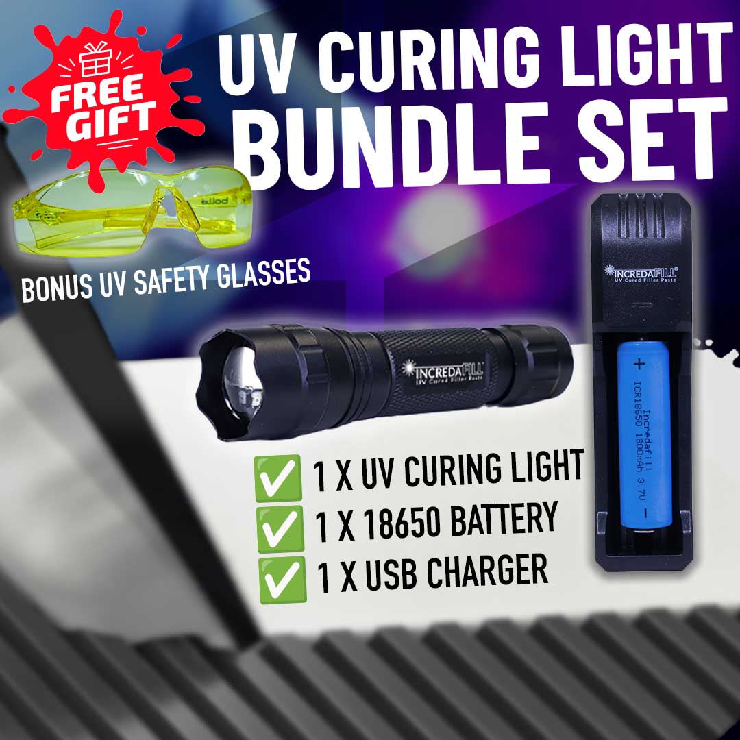 IncredaFILL UV curing bundle
